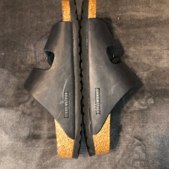 Birkenstock Arizona Soft Footbed Sandals Blue Oiled - Picture 7 of 8